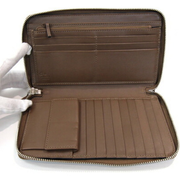 GUCCI Brown Leather Wallet - Picture 3 of 7